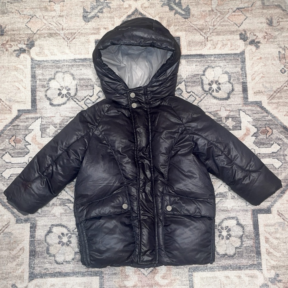 Zara Baby Boy Girl Puffer Navy Blue  Coat Jacket 3 ~4Years